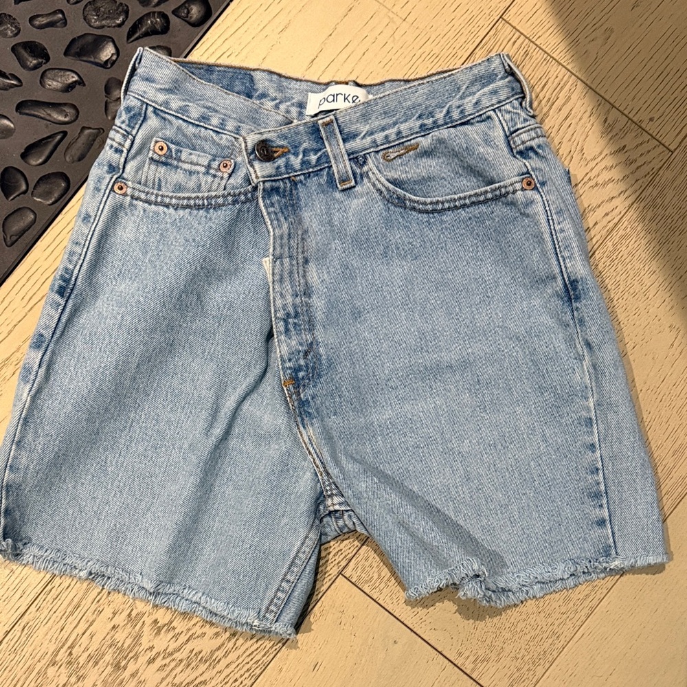Parke Women's Light Blue Jean Shorts